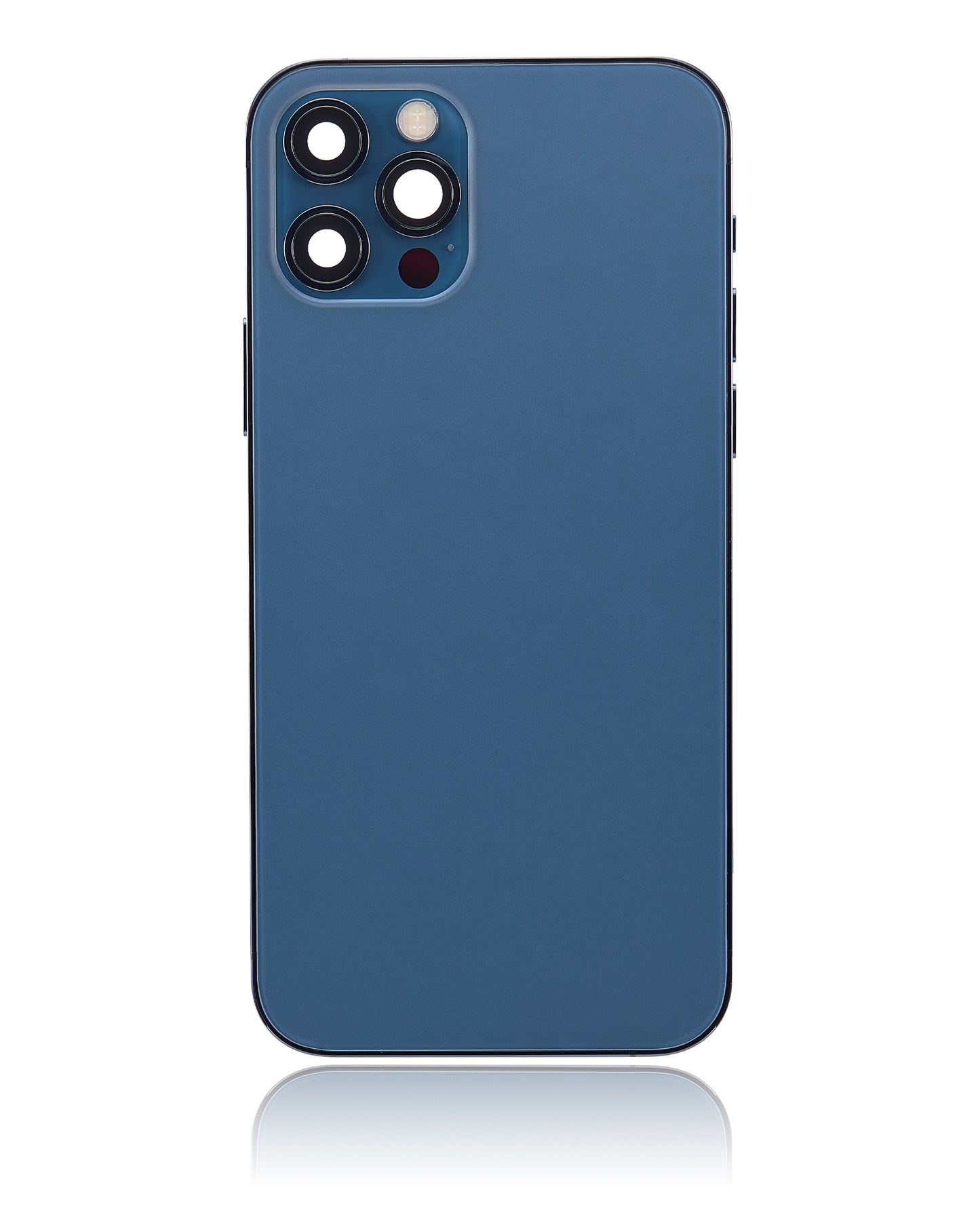 Back Housing W/ Small Parts For iPhone 12 Pro (US Version) (Aftermarket Plus) (Pacific Blue)