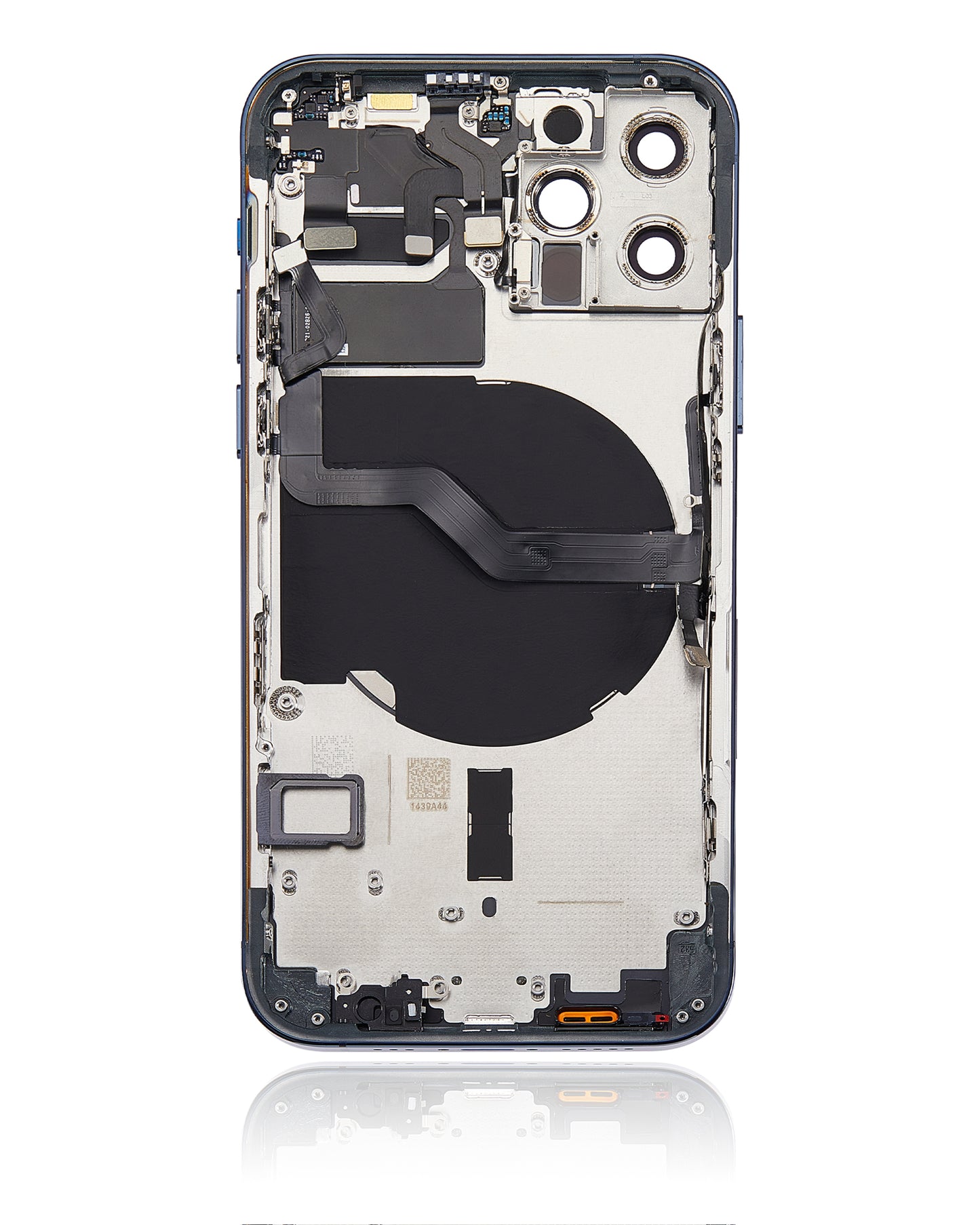 Back Housing W/ Small Parts For iPhone 12 Pro (US Version) (Aftermarket Plus) (Pacific Blue)