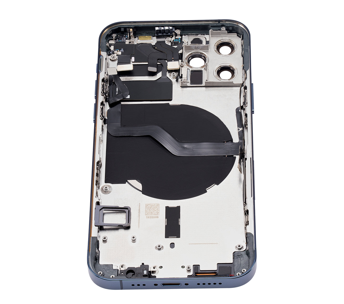 Back Housing W/ Small Parts For iPhone 12 Pro (US Version) (Aftermarket Plus) (Pacific Blue)