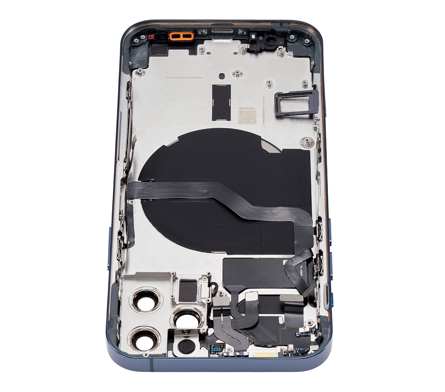 Back Housing W/ Small Parts For iPhone 12 Pro (US Version) (Aftermarket Plus) (Pacific Blue)