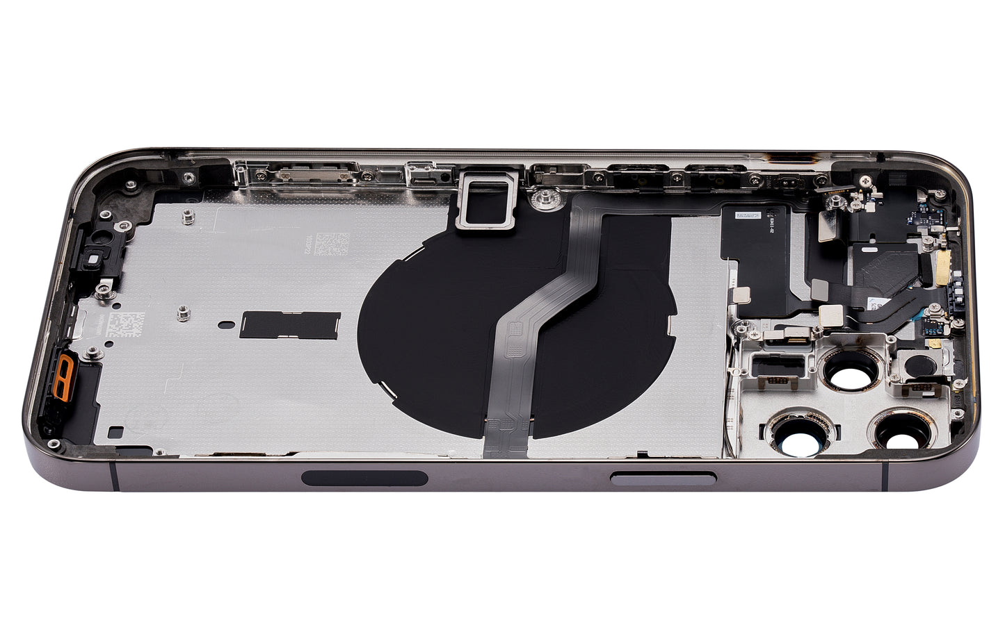 Back Housing W/ Small Parts For iPhone 12 Pro Max (US Version) (Aftermarket Plus) (Graphite)