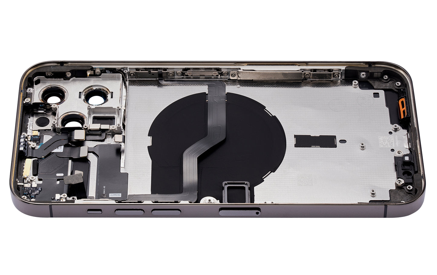 Back Housing W/ Small Parts For iPhone 12 Pro Max (US Version) (Aftermarket Plus) (Graphite)