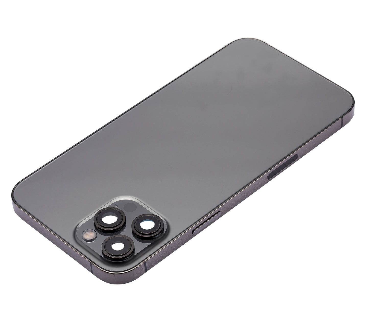 Back Housing W/ Small Parts For iPhone 12 Pro Max (US Version) (Aftermarket Plus) (Graphite)