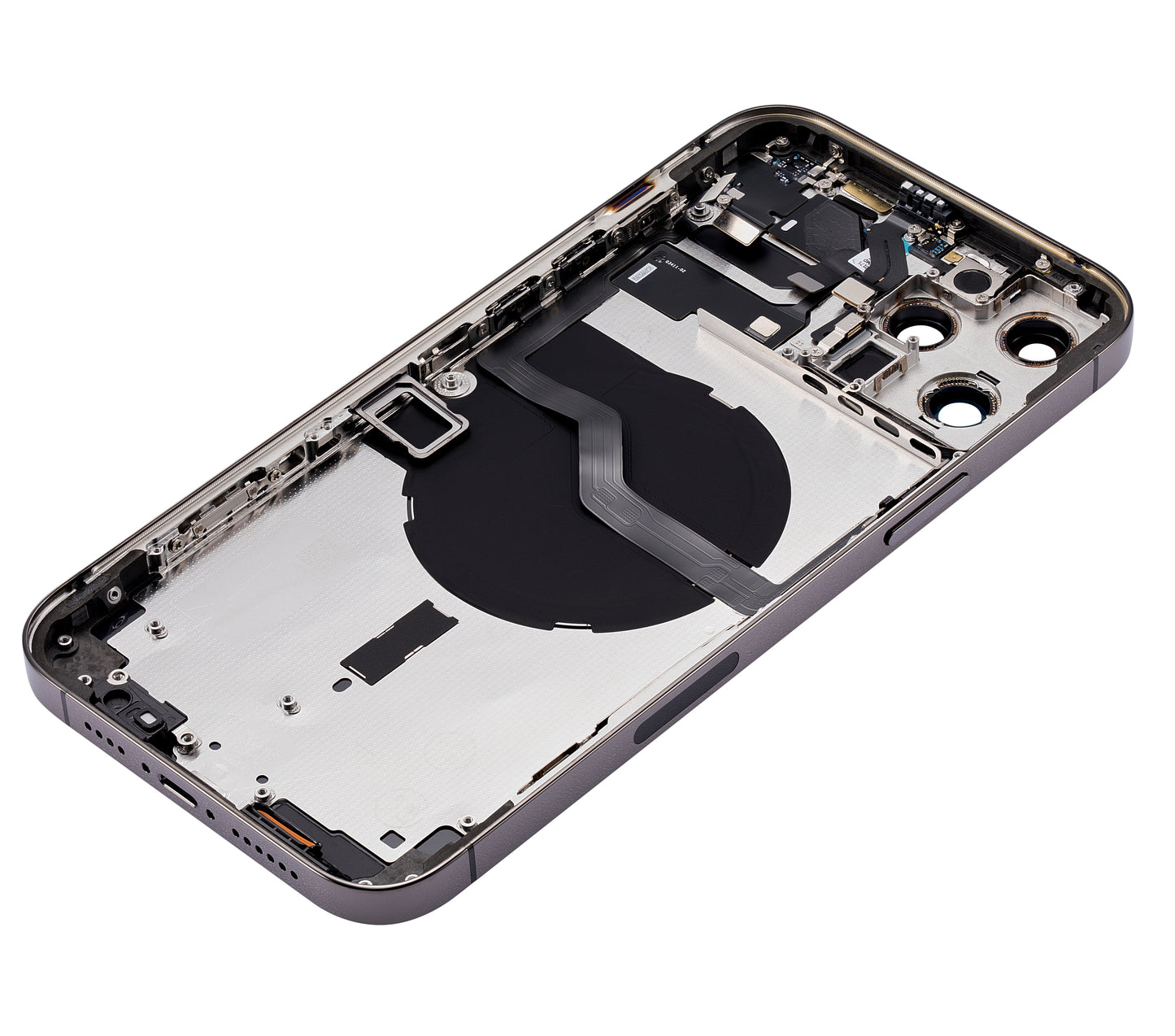 Back Housing W/ Small Parts For iPhone 12 Pro Max (US Version) (Aftermarket Plus) (Graphite)