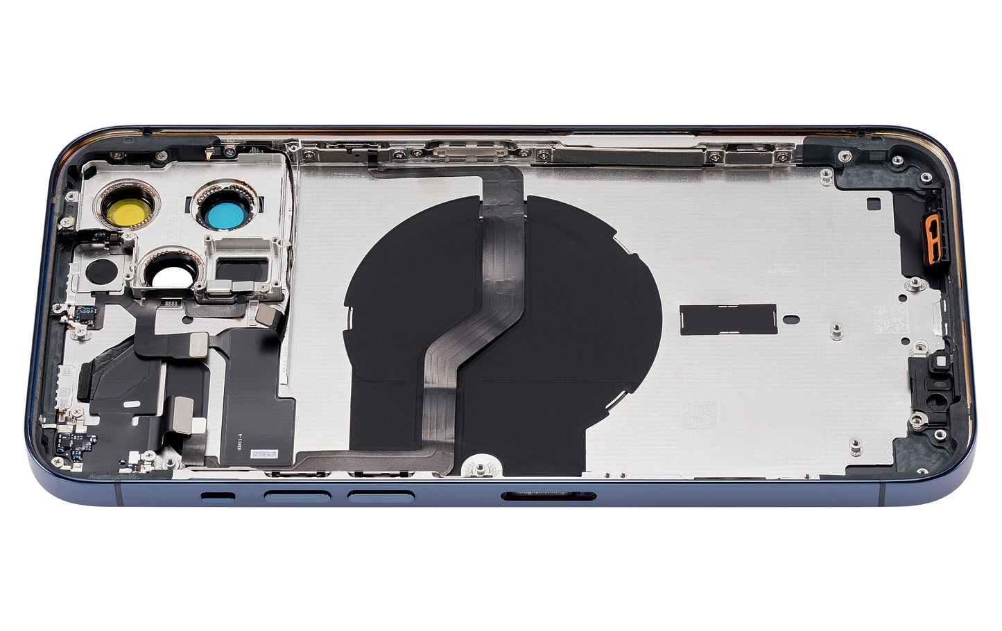 Back Housing W/ Small Parts For iPhone 12 Pro Max (US Version) (Aftermarket Plus) (Pacific Blue)