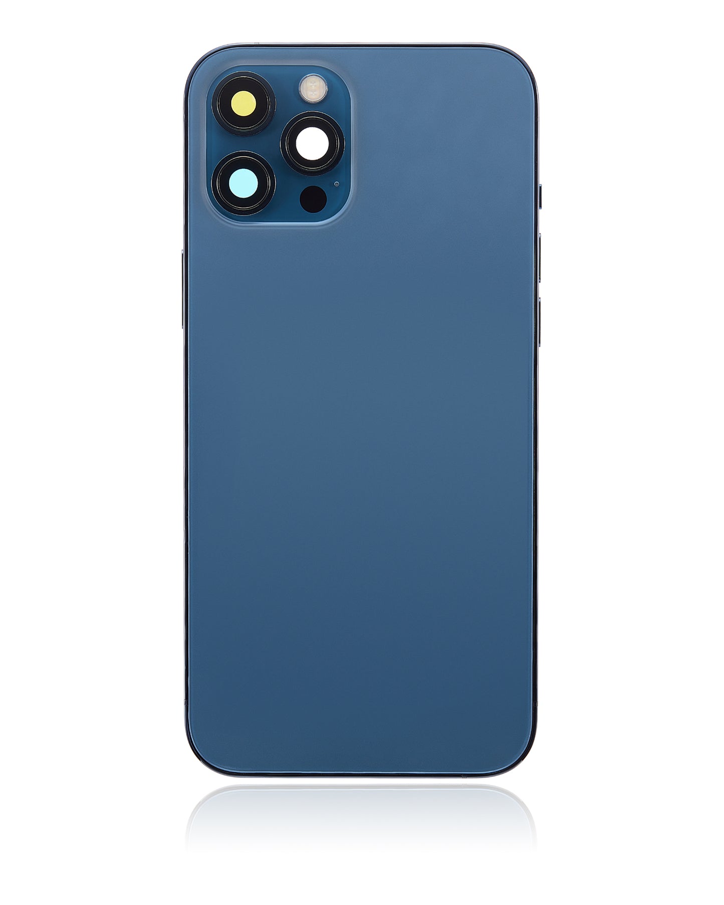 Back Housing W/ Small Parts For iPhone 12 Pro Max (US Version) (Aftermarket Plus) (Pacific Blue)