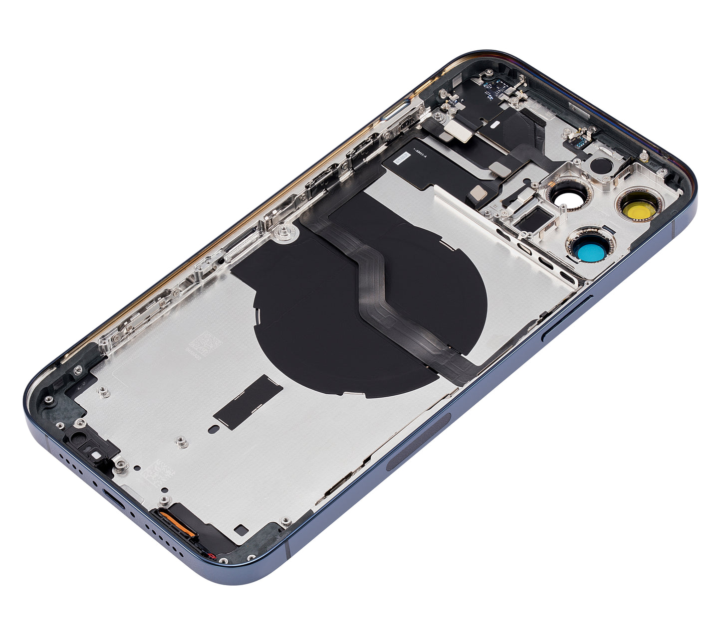 Back Housing W/ Small Parts For iPhone 12 Pro Max (US Version) (Aftermarket Plus) (Pacific Blue)