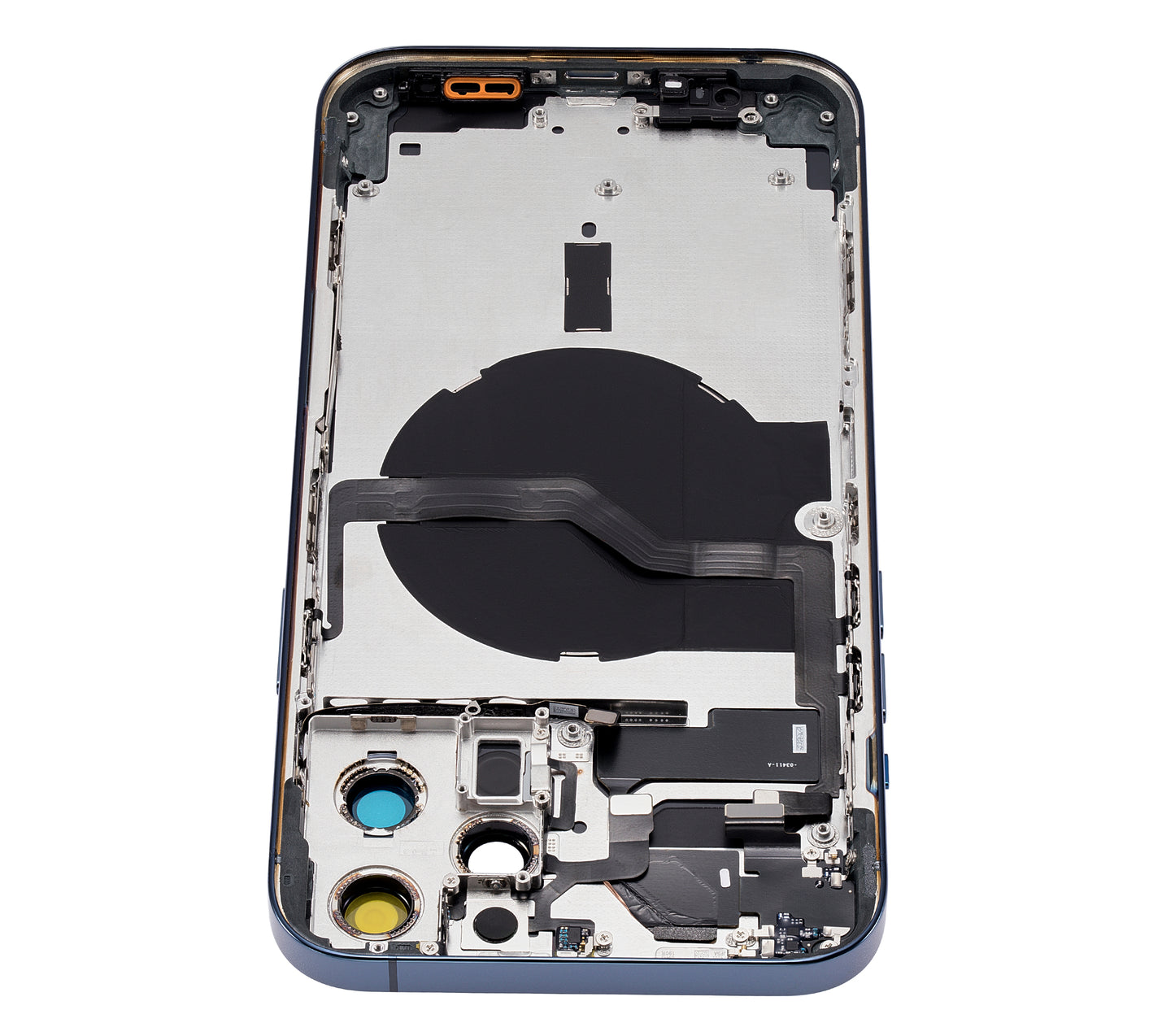 Back Housing W/ Small Parts For iPhone 12 Pro Max (US Version) (Aftermarket Plus) (Pacific Blue)