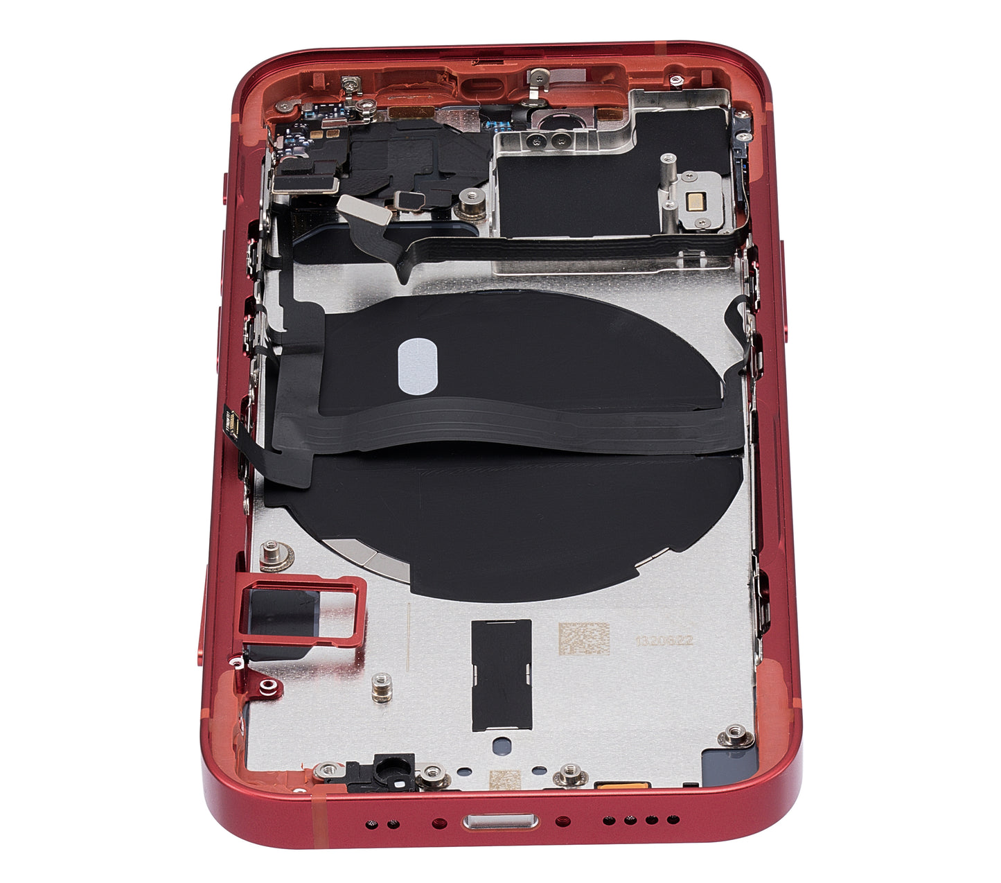 Back Housing W/ Small Parts For iPhone 13 Mini (US Version) (Aftermarket Plus) (Red)