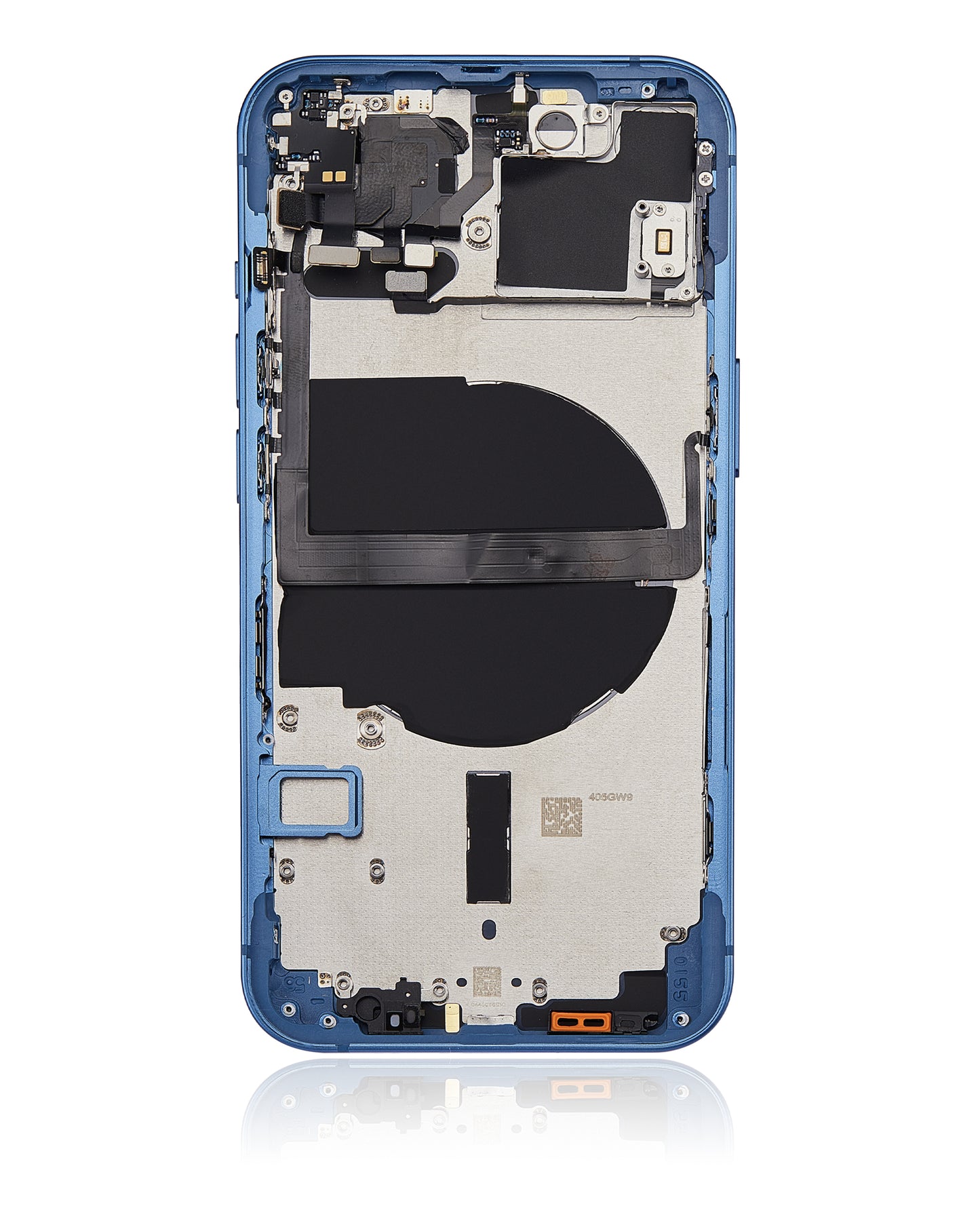 Back Housing W/ Small Parts For iPhone 13 (US Version) (Aftermarket Plus) (Blue)