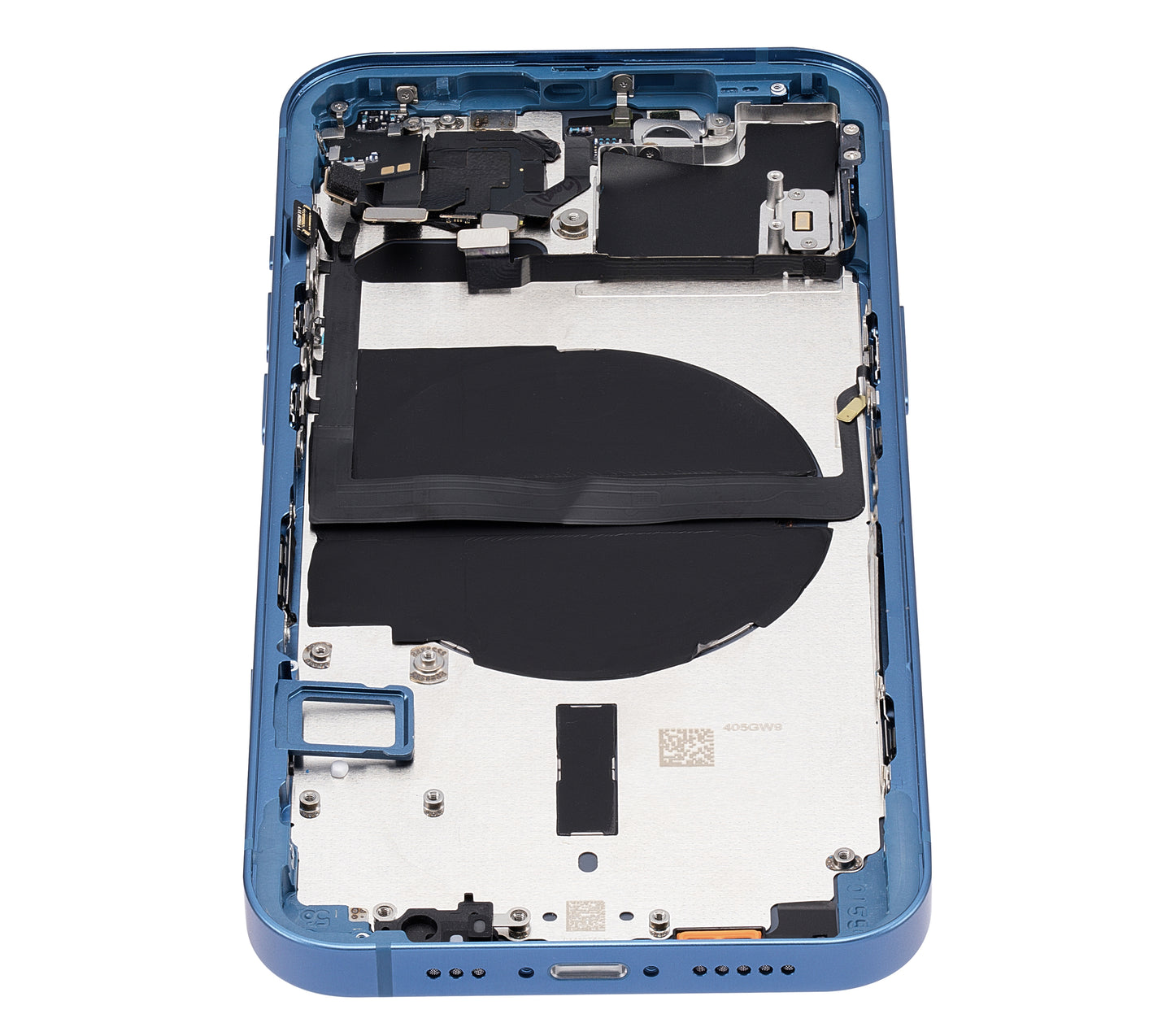 Back Housing W/ Small Parts For iPhone 13 (US Version) (Aftermarket Plus) (Blue)