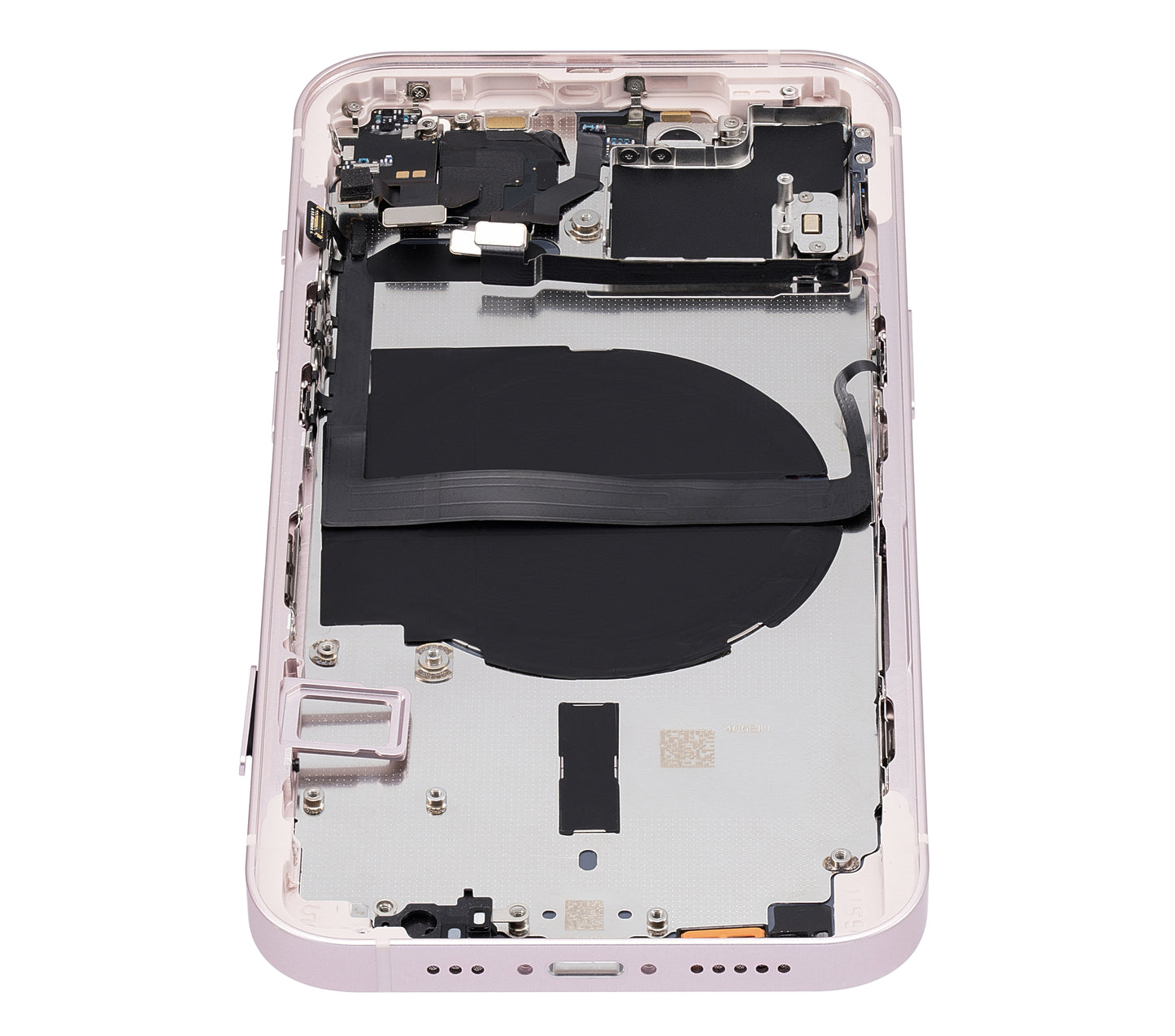 Back Housing W/ Small Parts For iPhone 13 (US Version) (Aftermarket Plus) (Pink)