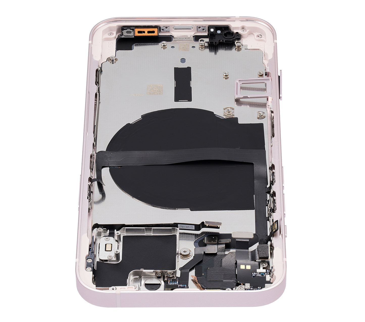 Back Housing W/ Small Parts For iPhone 13 (US Version) (Aftermarket Plus) (Pink)