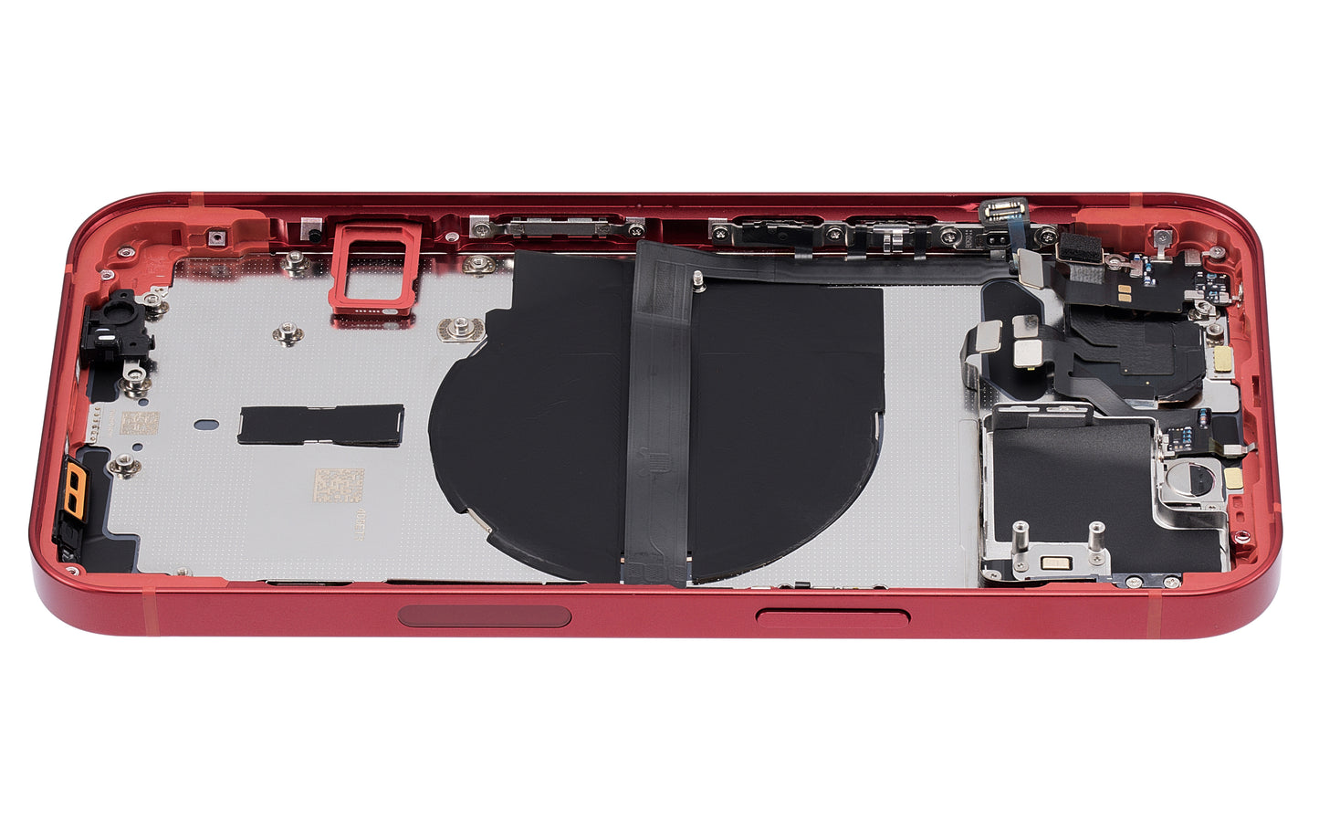 Back Housing W/ Small Parts For iPhone 13 (US Version) (Aftermarket Plus) (Red)