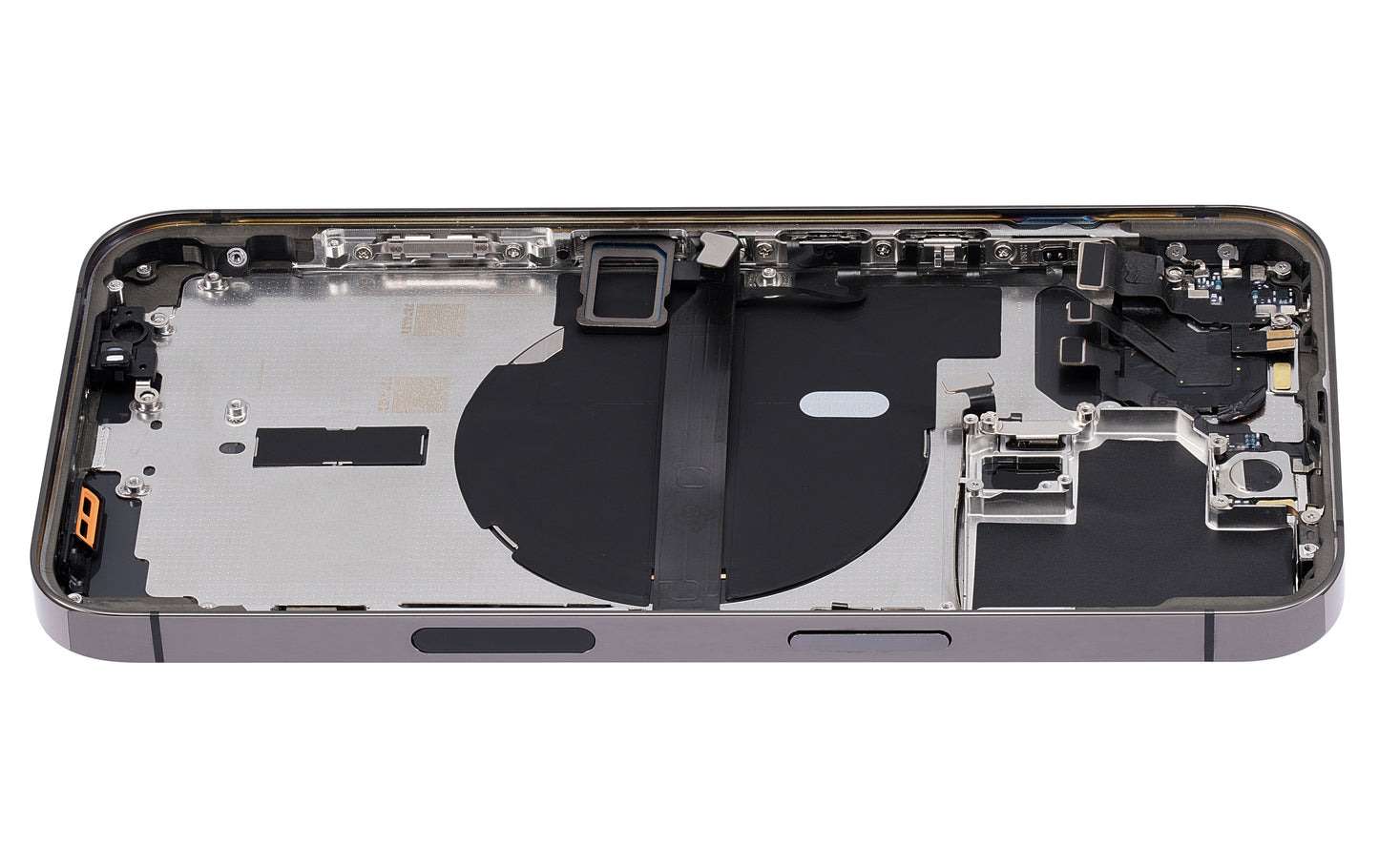 Back Housing W/ Small Parts For iPhone 13 Pro (US Version) (Aftermarket Plus) (Graphite)