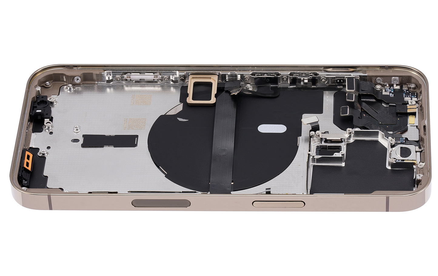 Back Housing W/ Small Parts For iPhone 13 Pro (US Version) (Aftermarket Plus) (Gold)