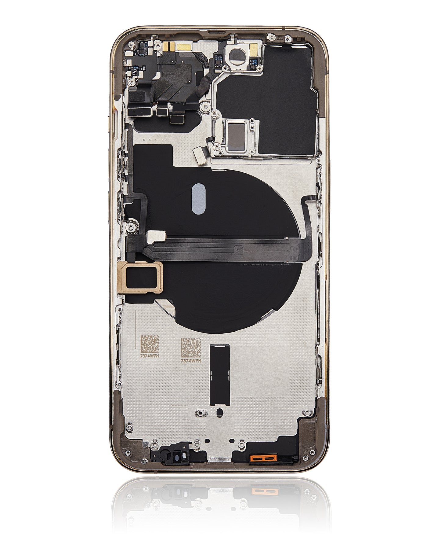 Back Housing W/ Small Parts For iPhone 13 Pro (US Version) (Aftermarket Plus) (Gold)