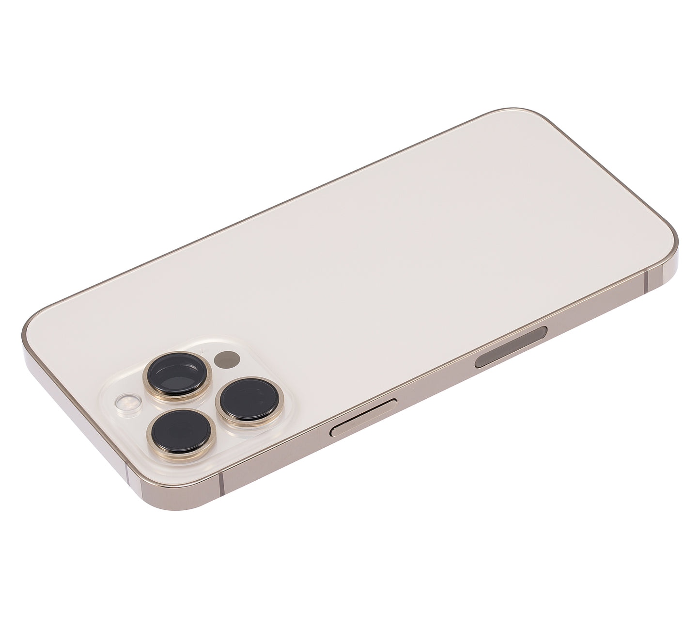 Back Housing W/ Small Parts For iPhone 13 Pro (US Version) (Aftermarket Plus) (Gold)