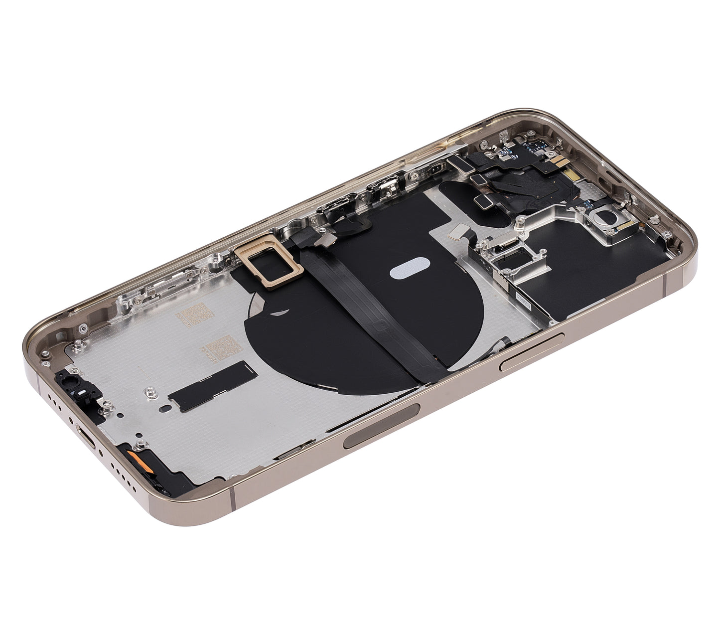 Back Housing W/ Small Parts For iPhone 13 Pro (US Version) (Aftermarket Plus) (Gold)