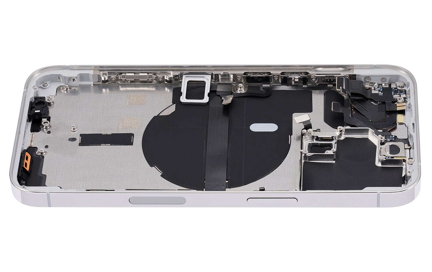 Back Housing W/ Small Parts For iPhone 13 Pro (US Version) (Aftermarket Plus) (Silver)