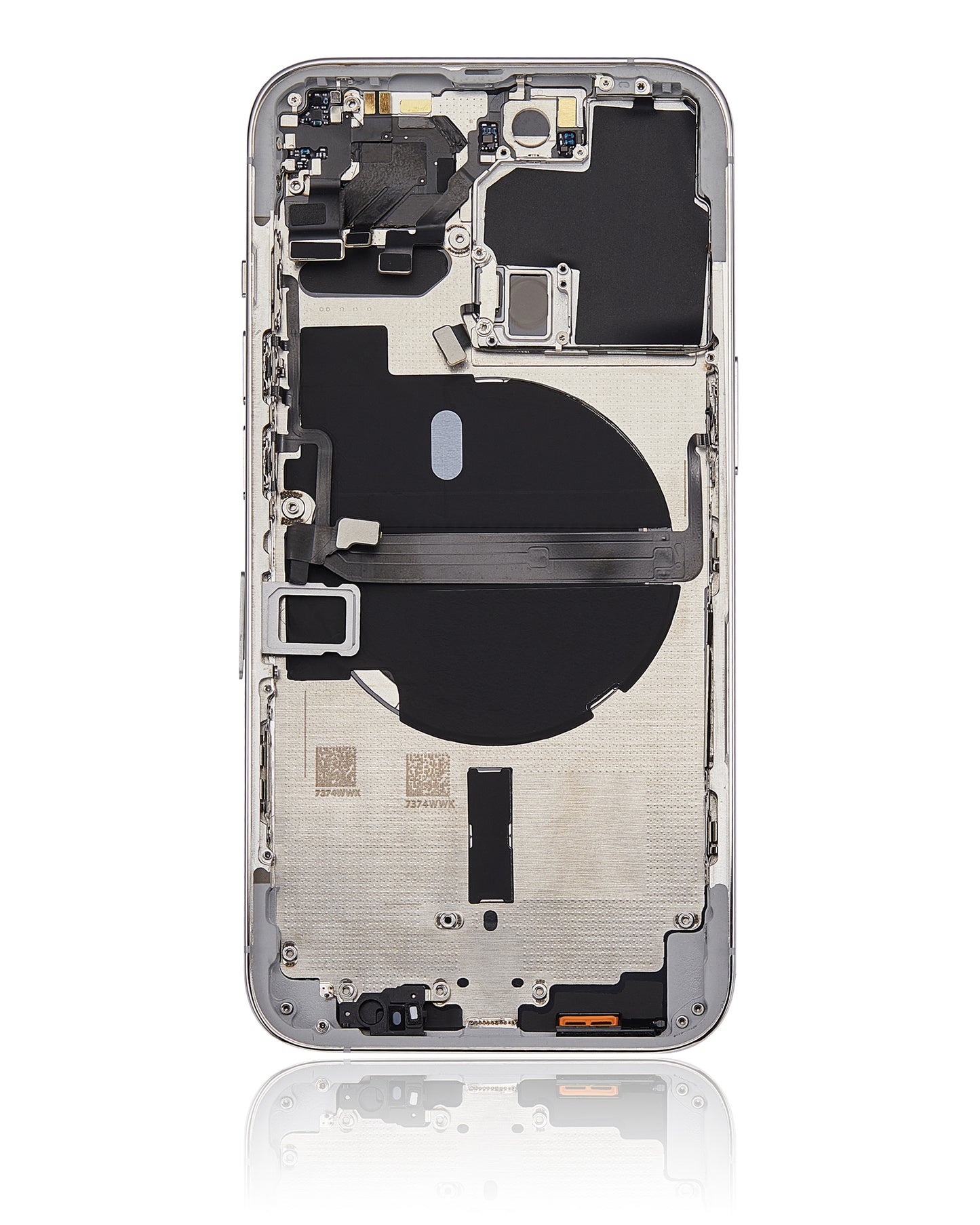 Back Housing W/ Small Parts For iPhone 13 Pro (US Version) (Aftermarket Plus) (Silver)