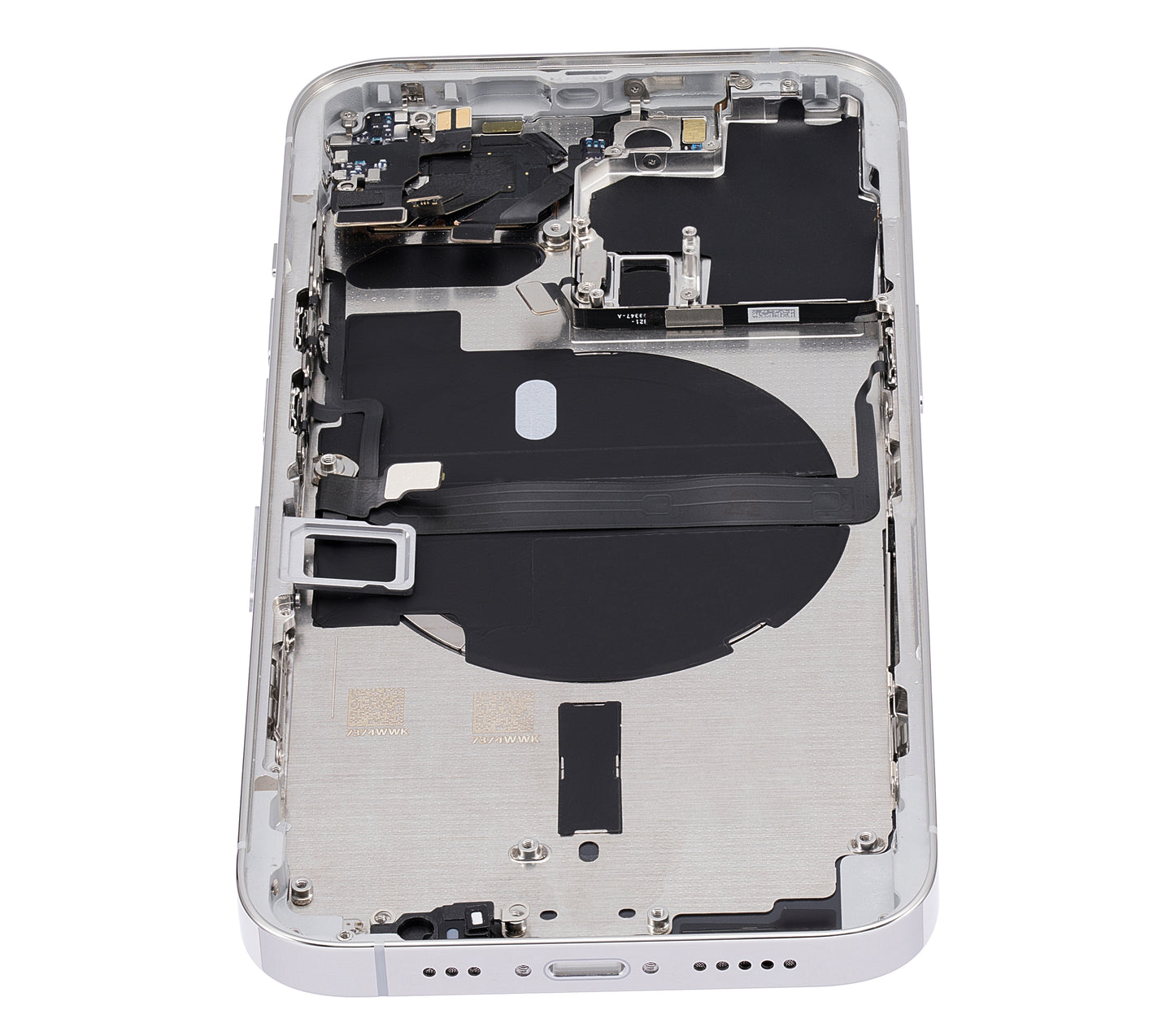 Back Housing W/ Small Parts For iPhone 13 Pro (US Version) (Aftermarket Plus) (Silver)