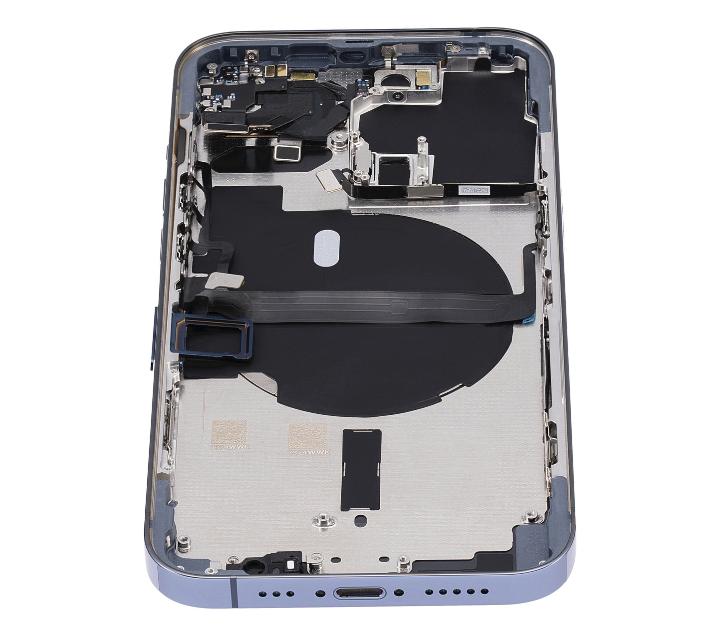 Back Housing W/ Small Parts For iPhone 13 Pro (US Version) (Aftermarket Plus) (Sierra Blue)