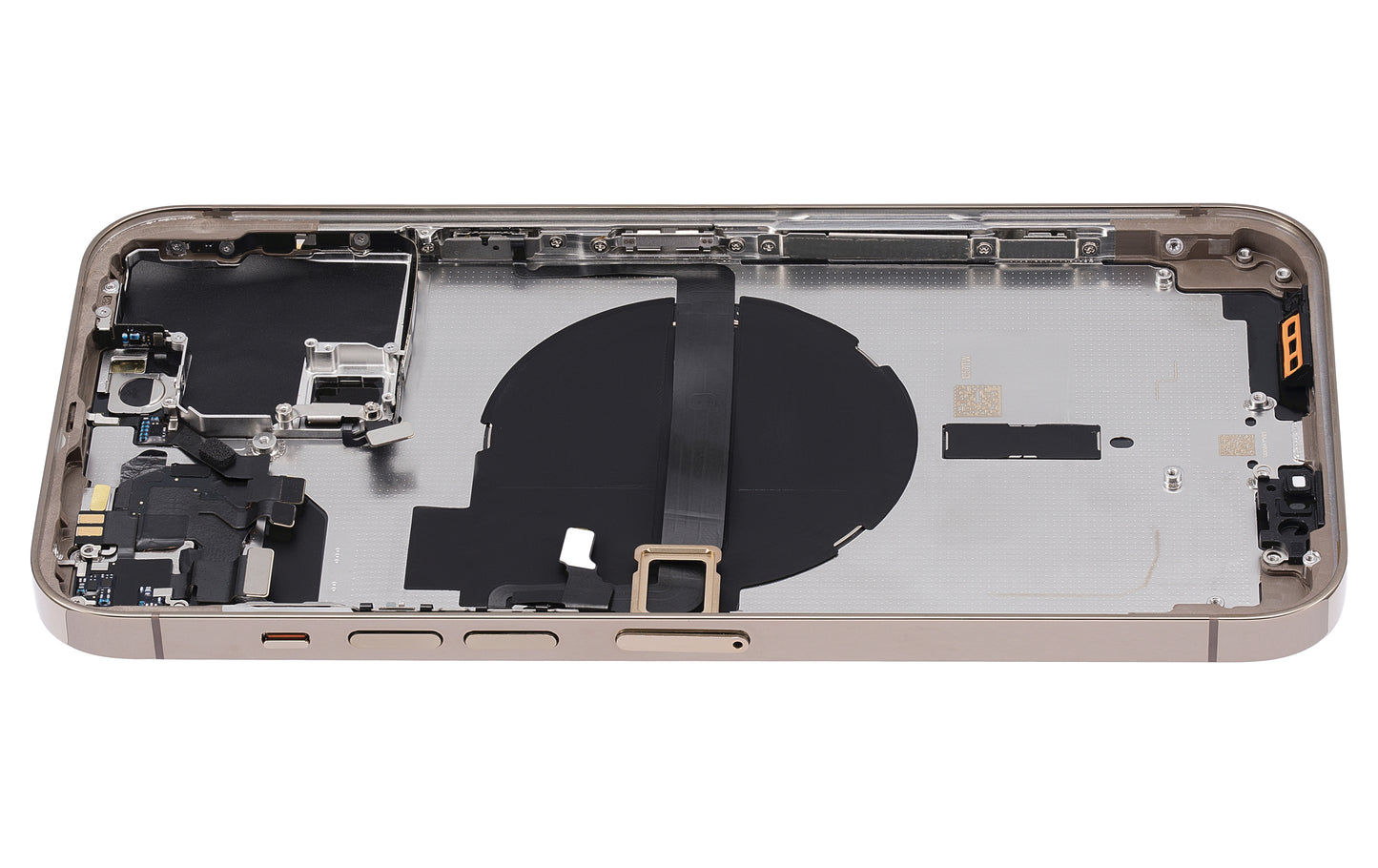 Back Housing W/ Small Parts For iPhone 13 Pro Max (US Version) (Aftermarket Plus) (Gold)