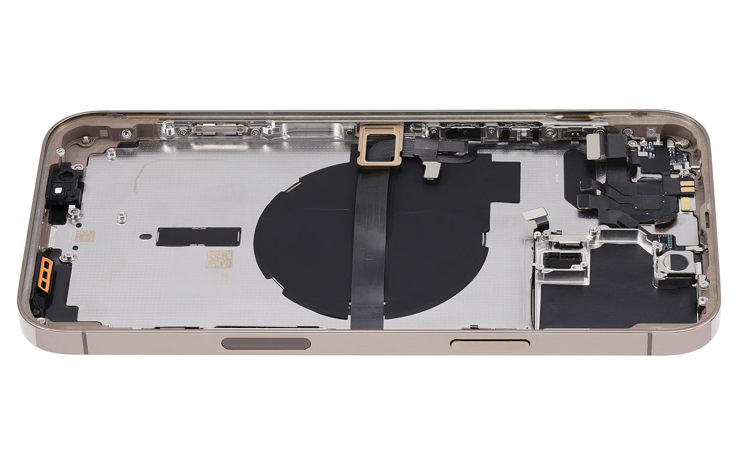 Back Housing W/ Small Parts For iPhone 13 Pro Max (US Version) (Aftermarket Plus) (Gold)