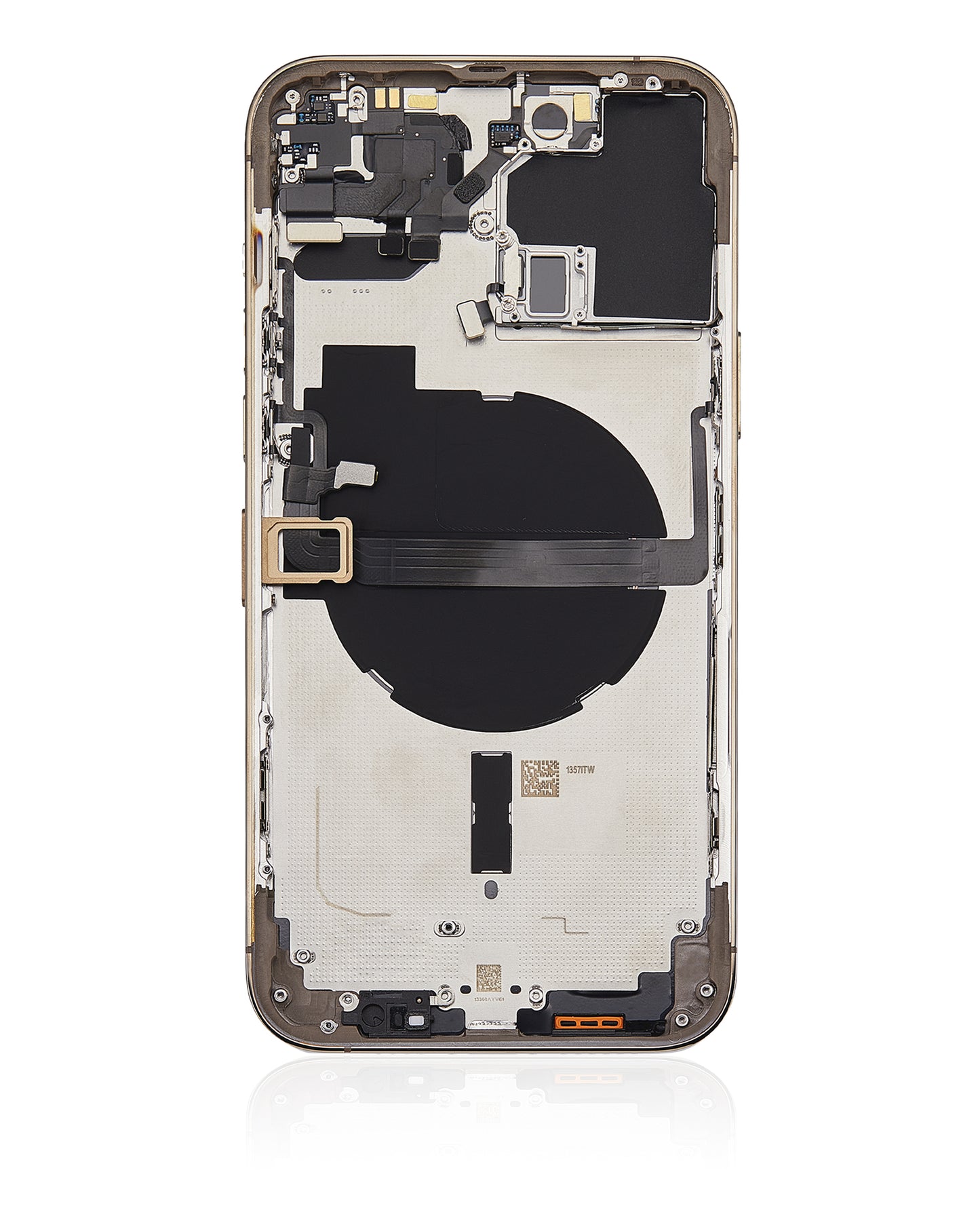 Back Housing W/ Small Parts For iPhone 13 Pro Max (US Version) (Aftermarket Plus) (Gold)