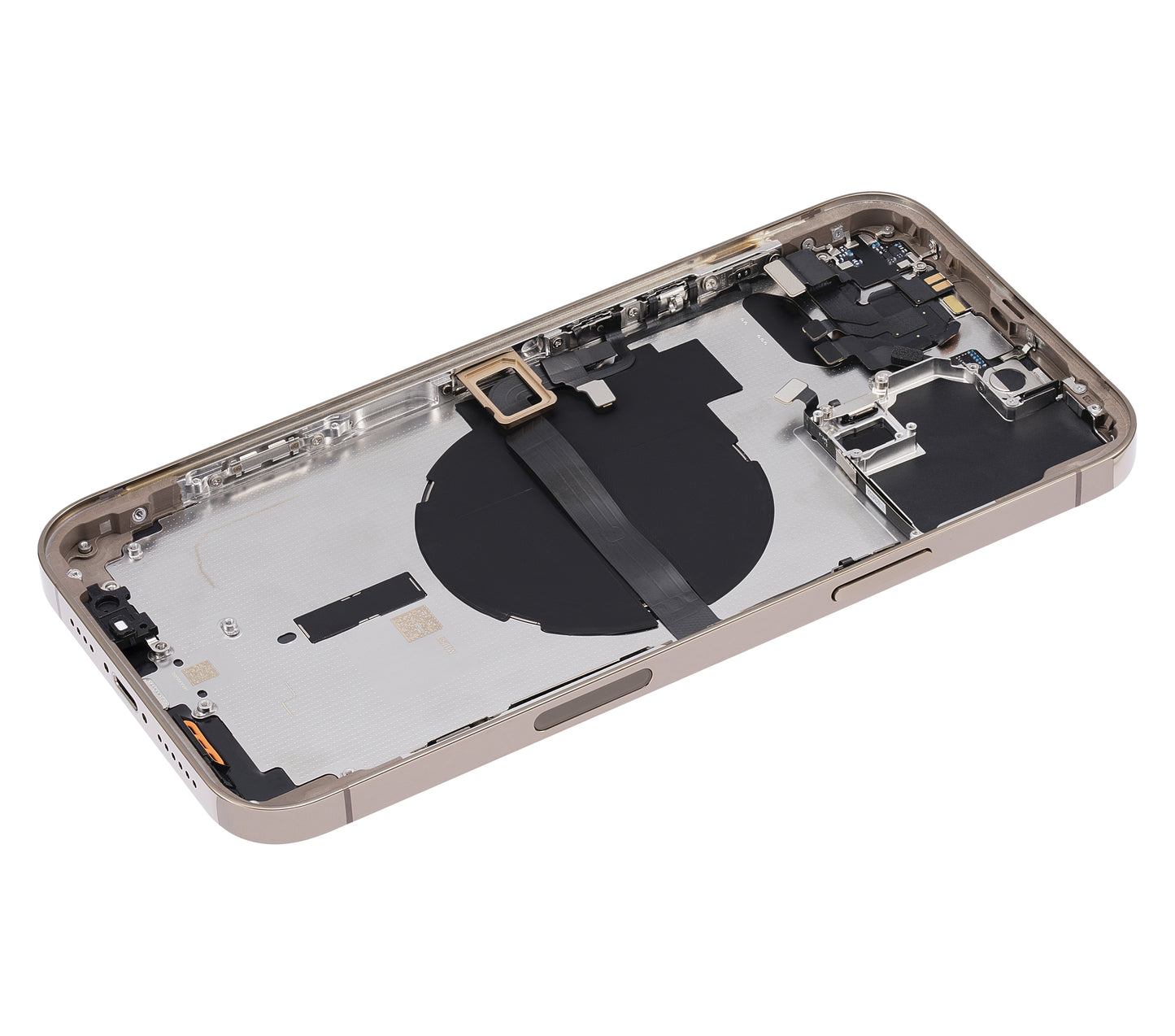 Back Housing W/ Small Parts For iPhone 13 Pro Max (US Version) (Aftermarket Plus) (Gold)