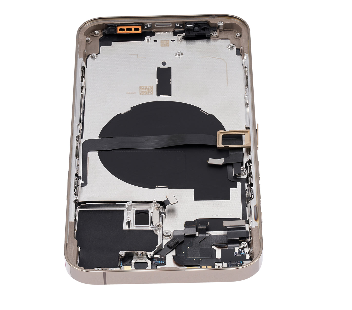 Back Housing W/ Small Parts For iPhone 13 Pro Max (US Version) (Aftermarket Plus) (Gold)
