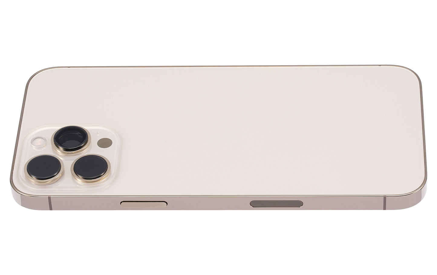 Back Housing W/ Small Parts For iPhone 13 Pro Max (US Version) (Aftermarket Plus) (Gold)