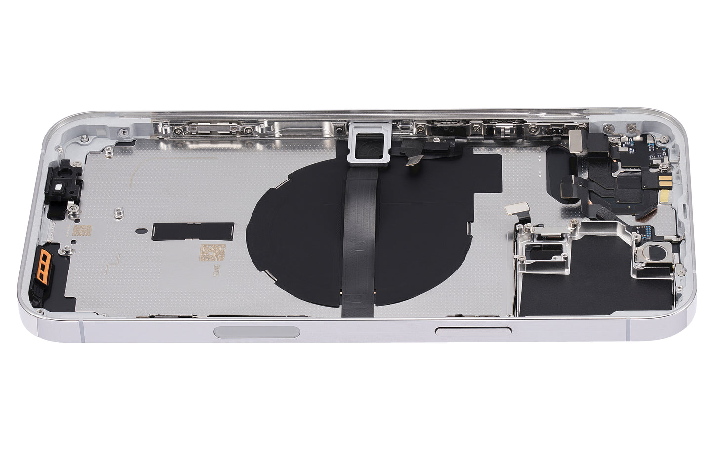 Back Housing W/ Small Parts For iPhone 13 Pro Max (US Version) (Aftermarket Plus) (Silver)