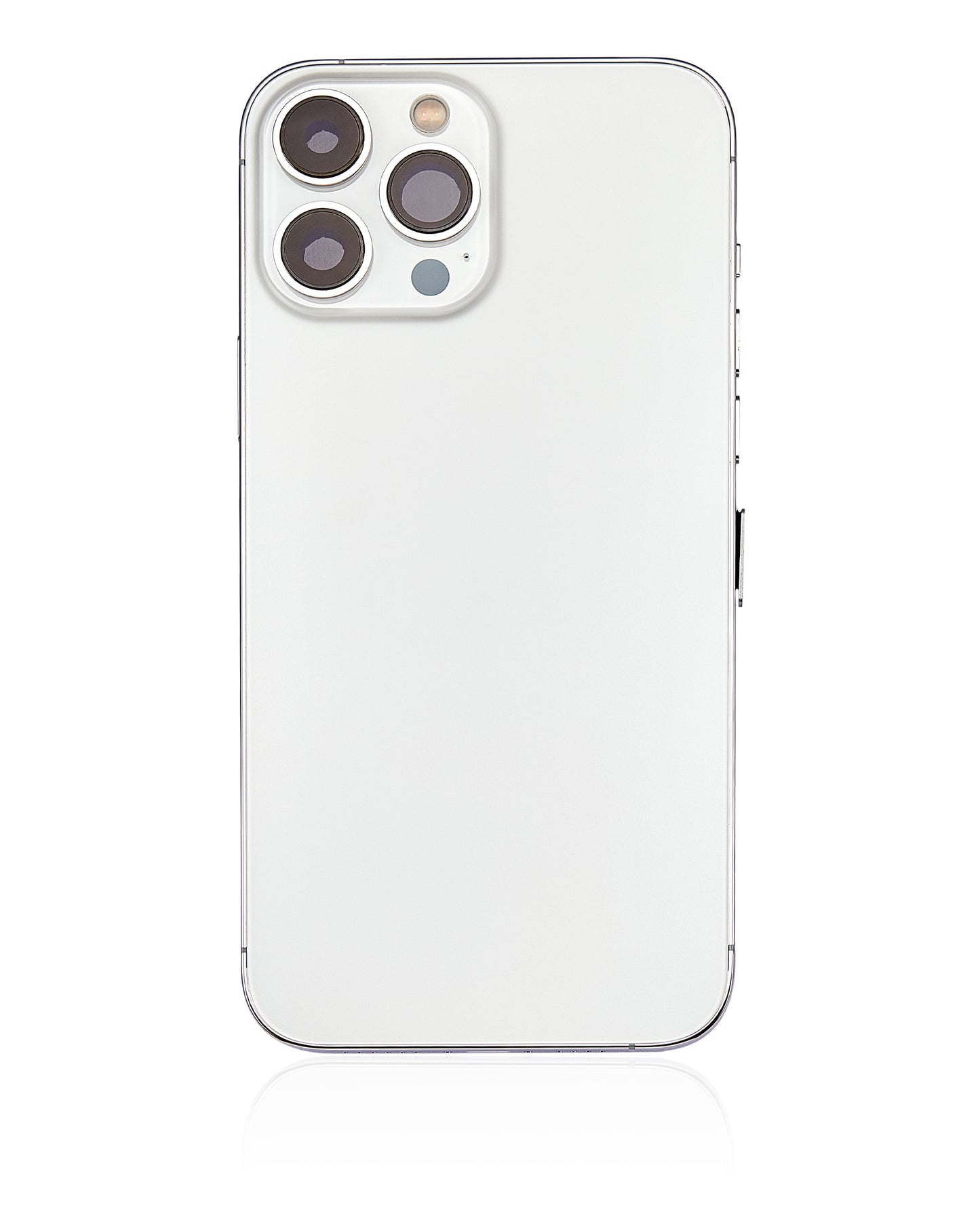 Back Housing W/ Small Parts For iPhone 13 Pro Max (US Version) (Aftermarket Plus) (Silver)