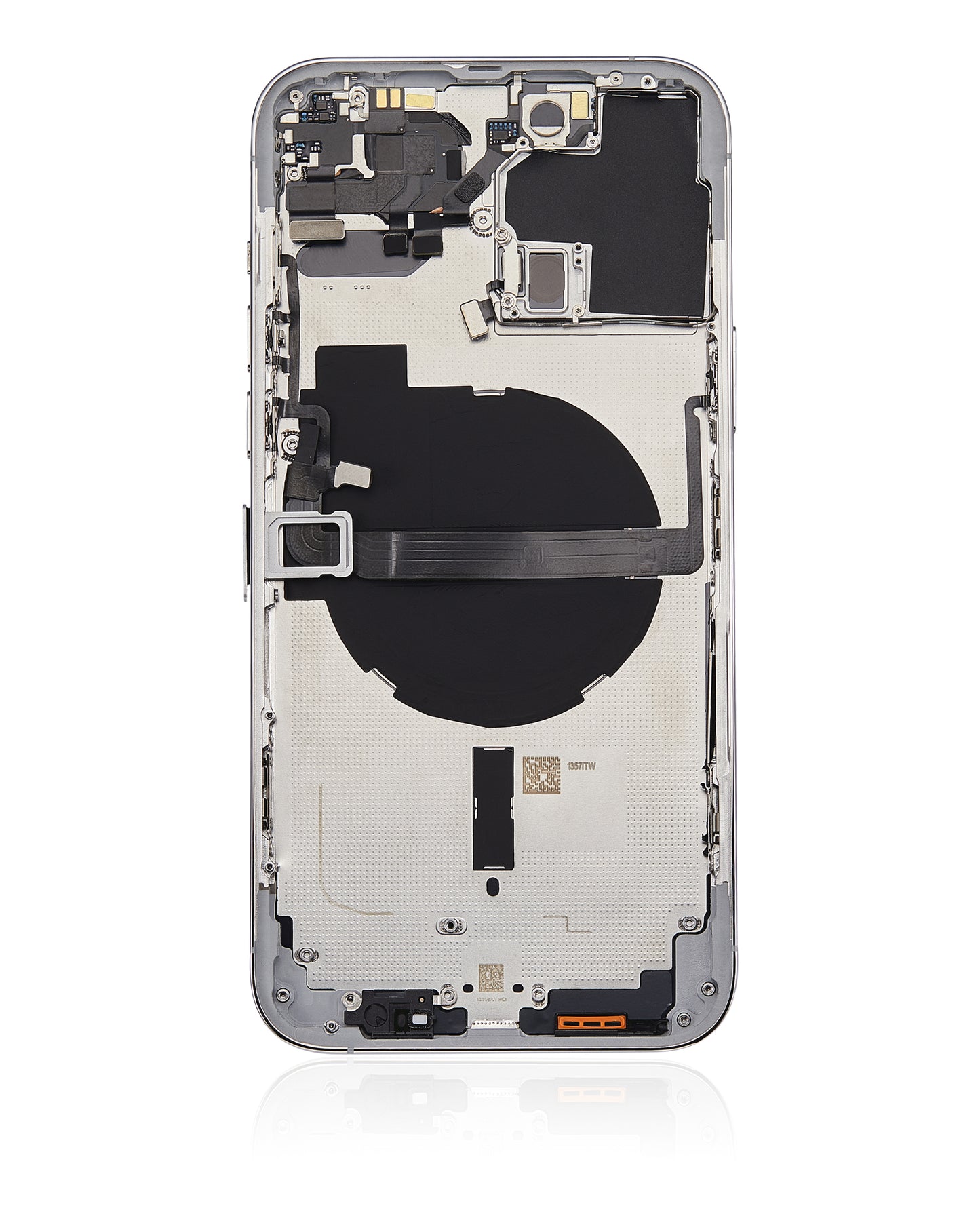 Back Housing W/ Small Parts For iPhone 13 Pro Max (US Version) (Aftermarket Plus) (Silver)