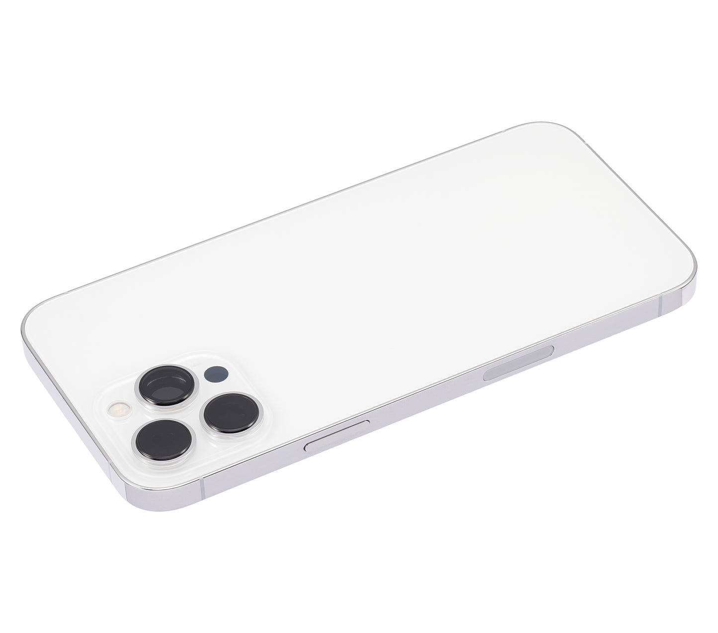 Back Housing W/ Small Parts For iPhone 13 Pro Max (US Version) (Aftermarket Plus) (Silver)