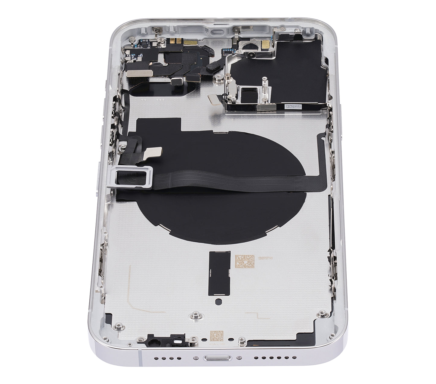 Back Housing W/ Small Parts For iPhone 13 Pro Max (US Version) (Aftermarket Plus) (Silver)