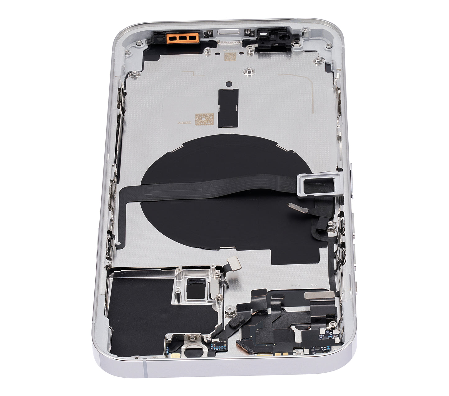 Back Housing W/ Small Parts For iPhone 13 Pro Max (US Version) (Aftermarket Plus) (Silver)