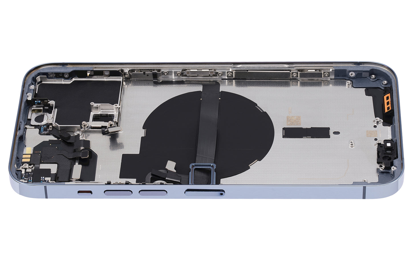 Back Housing W/ Small Parts For iPhone 13 Pro Max (US Version) (Aftermarket Plus) (Sierra Blue)