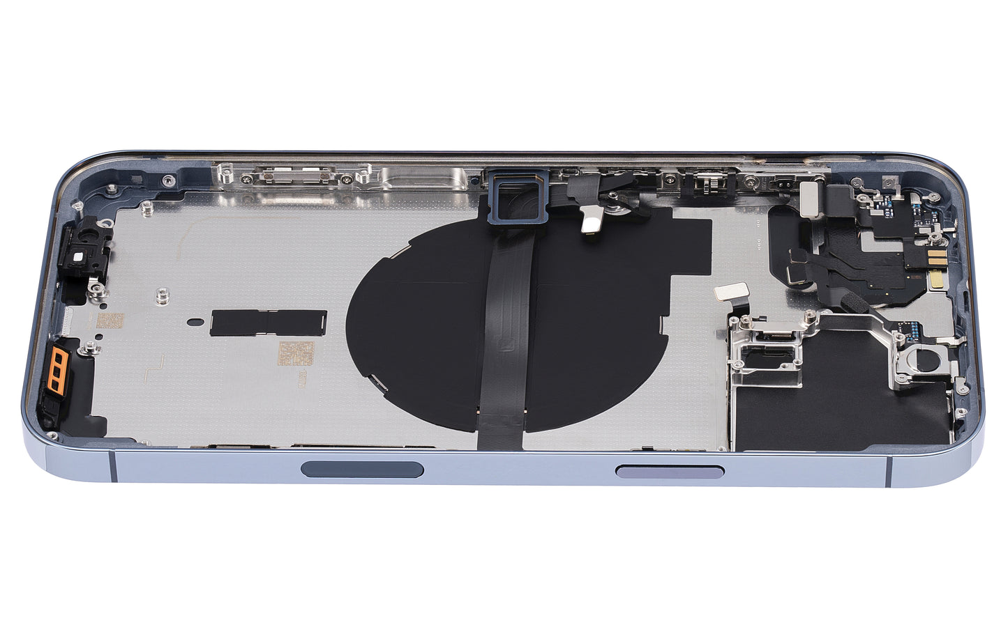 Back Housing W/ Small Parts For iPhone 13 Pro Max (US Version) (Aftermarket Plus) (Sierra Blue)