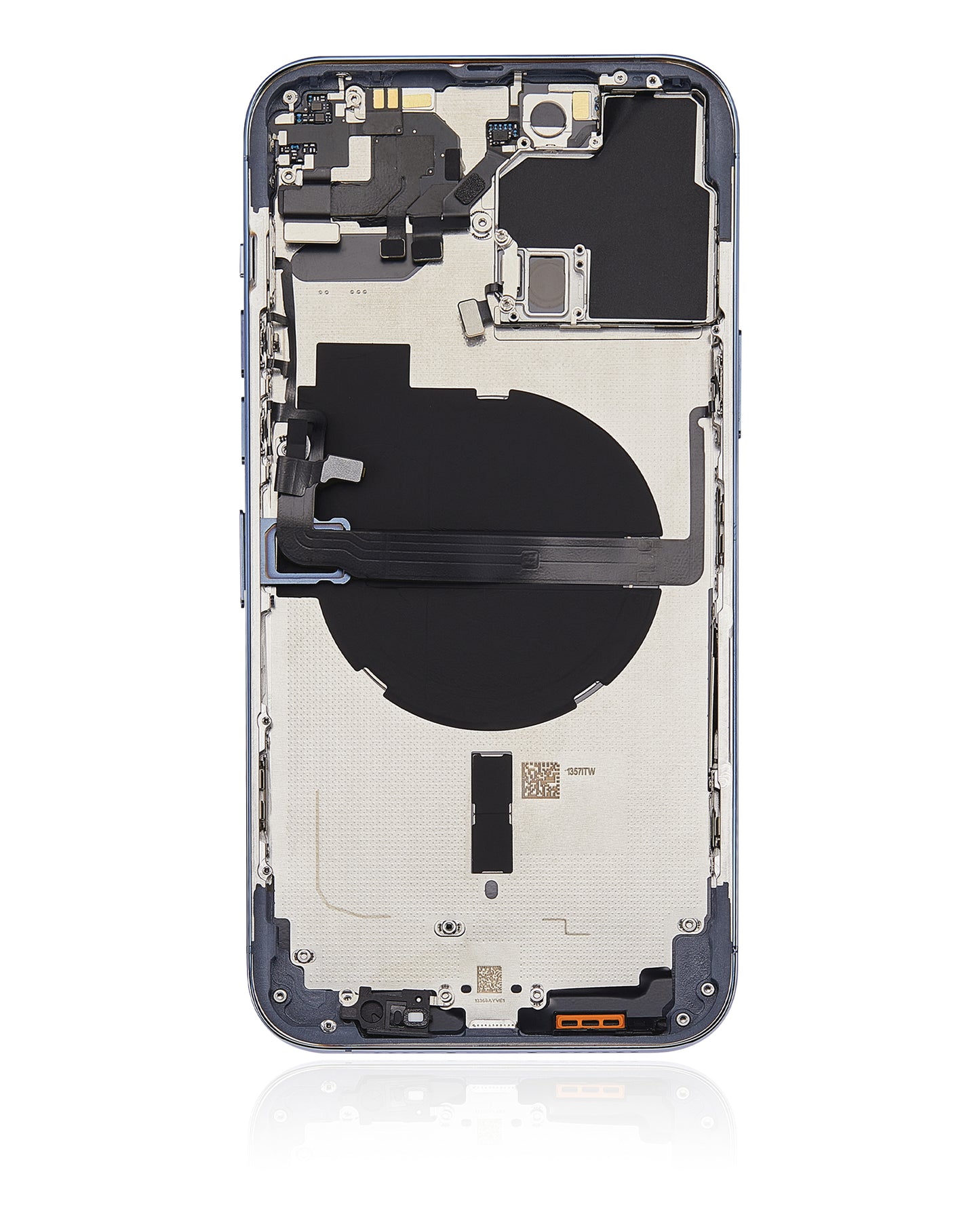 Back Housing W/ Small Parts For iPhone 13 Pro Max (US Version) (Aftermarket Plus) (Sierra Blue)
