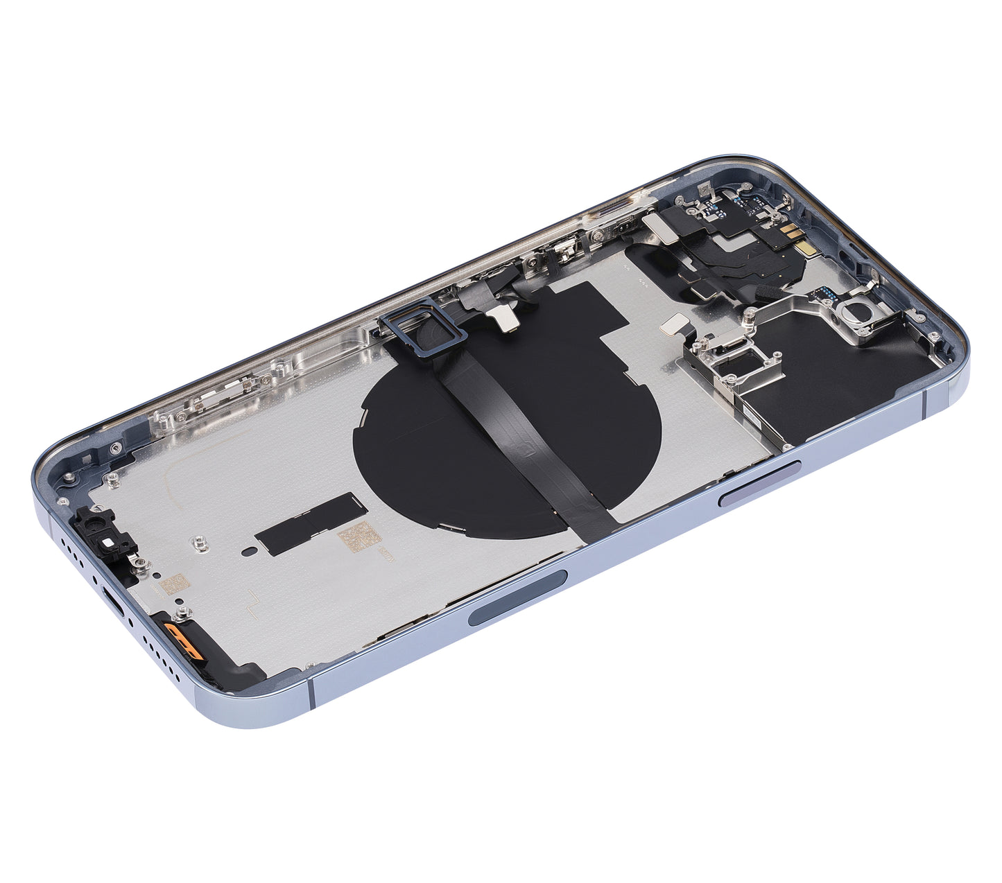 Back Housing W/ Small Parts For iPhone 13 Pro Max (US Version) (Aftermarket Plus) (Sierra Blue)
