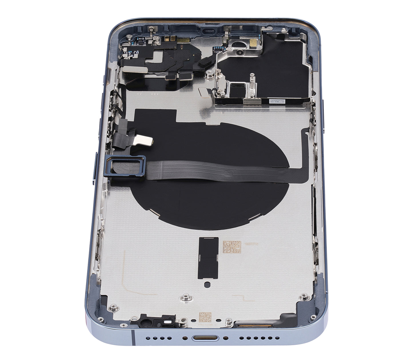 Back Housing W/ Small Parts For iPhone 13 Pro Max (US Version) (Aftermarket Plus) (Sierra Blue)