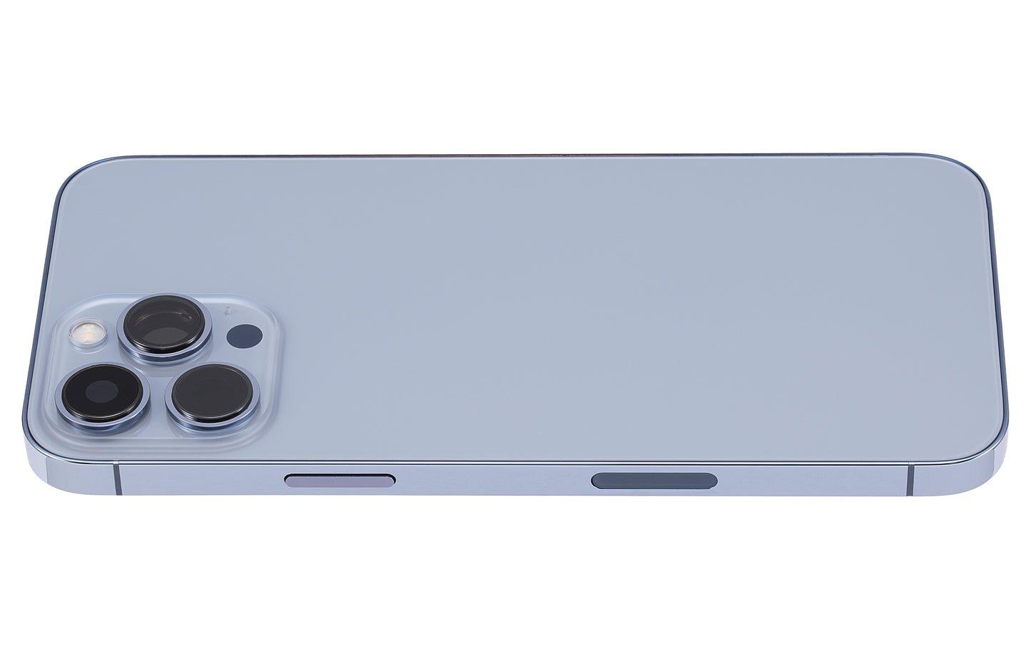 Back Housing W/ Small Parts For iPhone 13 Pro Max (US Version) (Aftermarket Plus) (Sierra Blue)