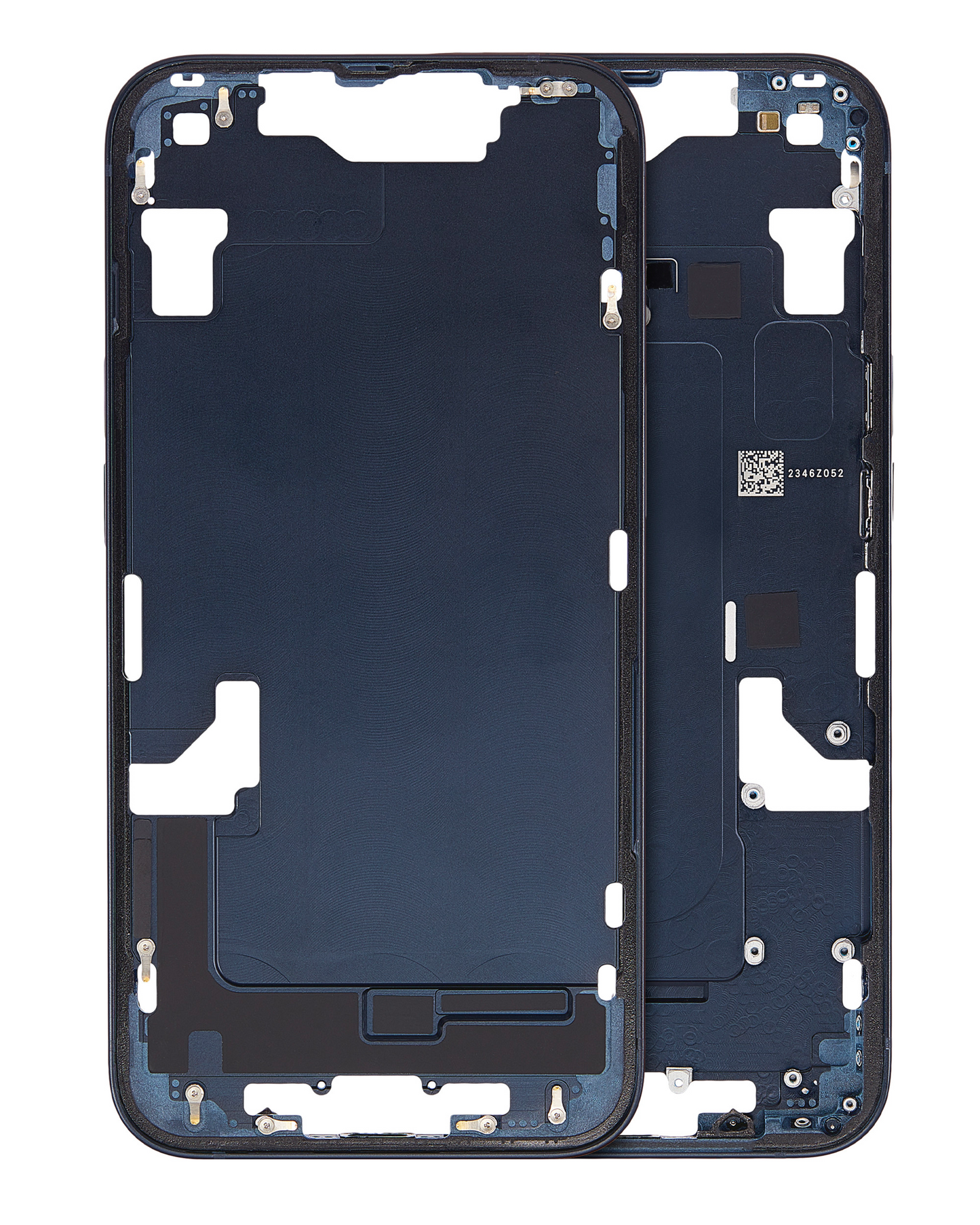 Mid-Frame Housing W/ Small Parts For iPhone 14 (EU / Global Version) (Used OEM Pull: Grade A) (Midnight)