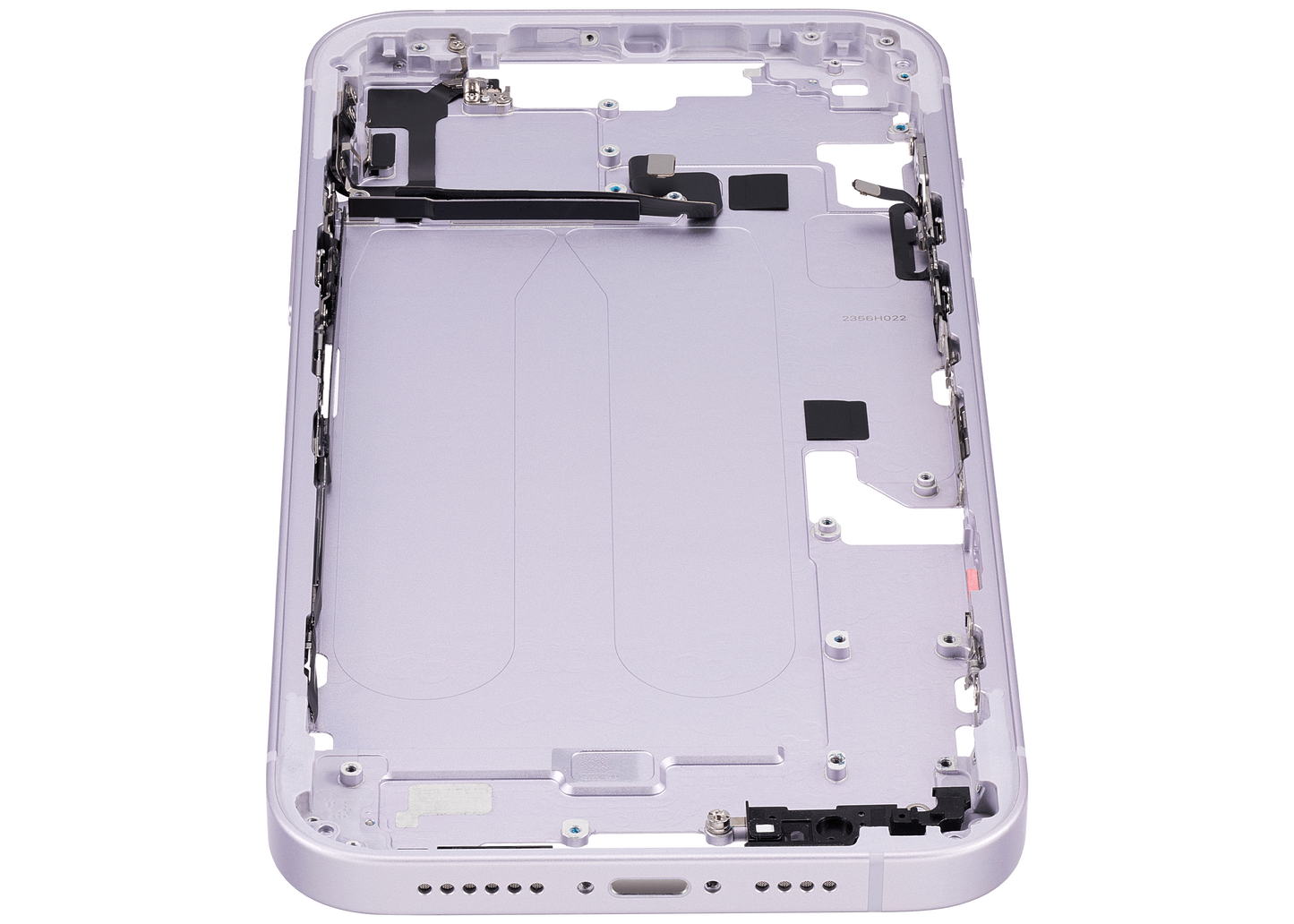 Mid-Frame Housing W/ Small Parts For iPhone 14 Plus (EU / Global Version) (Used OEM Pull: Grade A) (Purple)