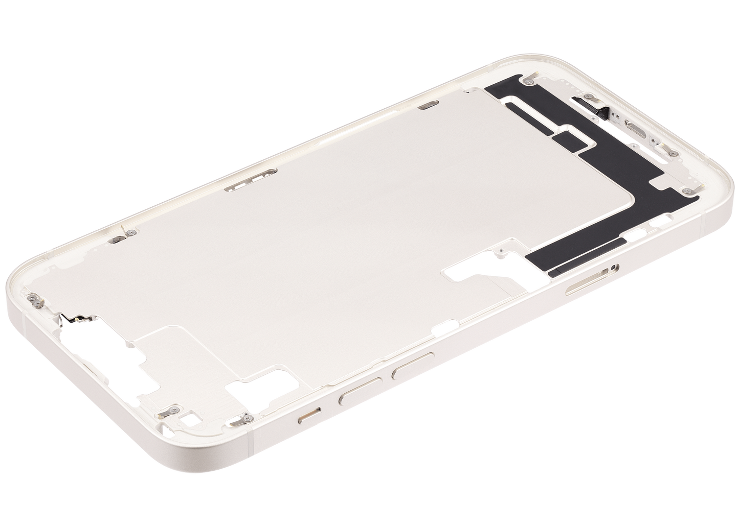 Mid-Frame Housing W/ Small Parts For iPhone 14 Plus (EU / Global Version) (Used OEM Pull: Grade A) (Starlight)