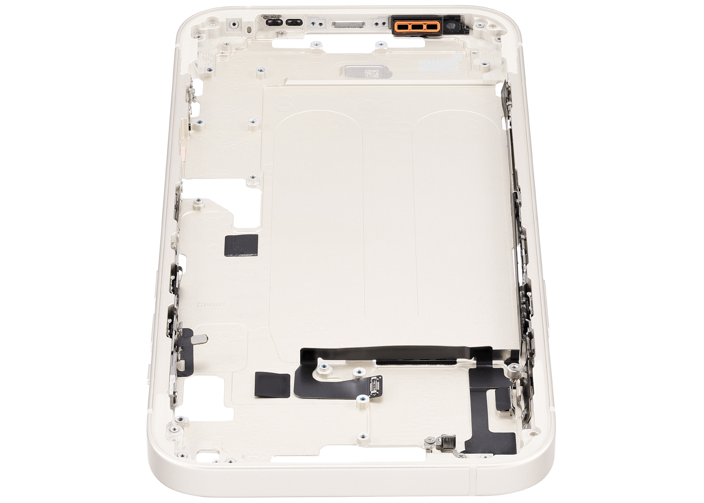 Mid-Frame Housing W/ Small Parts For iPhone 14 Plus (EU / Global Version) (Used OEM Pull: Grade A) (Starlight)