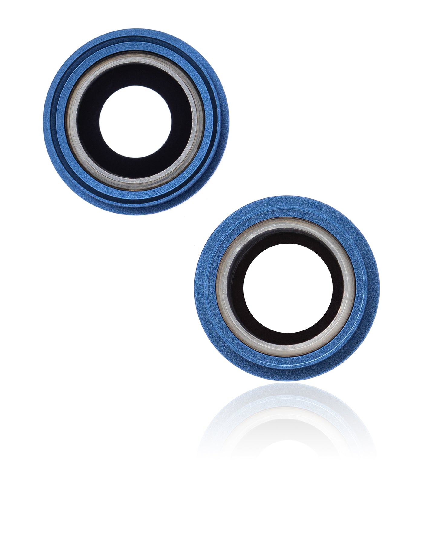 Back Camera Lens With Bracket & Bezel For iPhone 13 / 13 Mini ( 2 Piece) (Aftermarket Plus) (Blue)